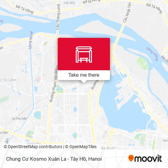 Chung Cư Kosmo Xuân La - Tây Hồ map