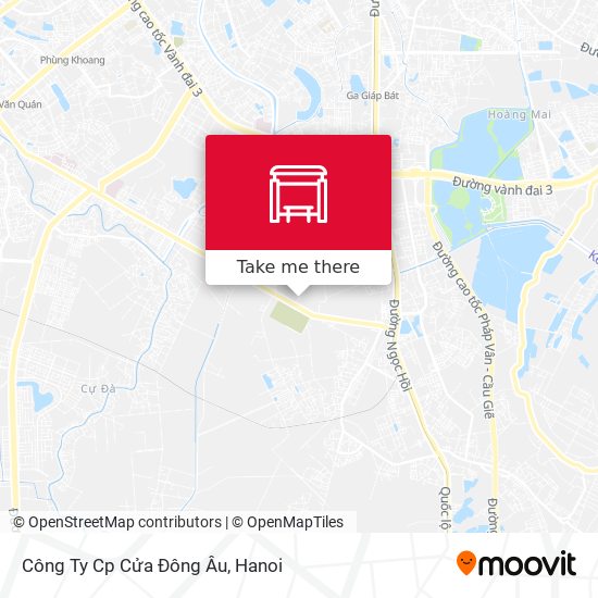 Công Ty Cp Cửa Đông Âu map