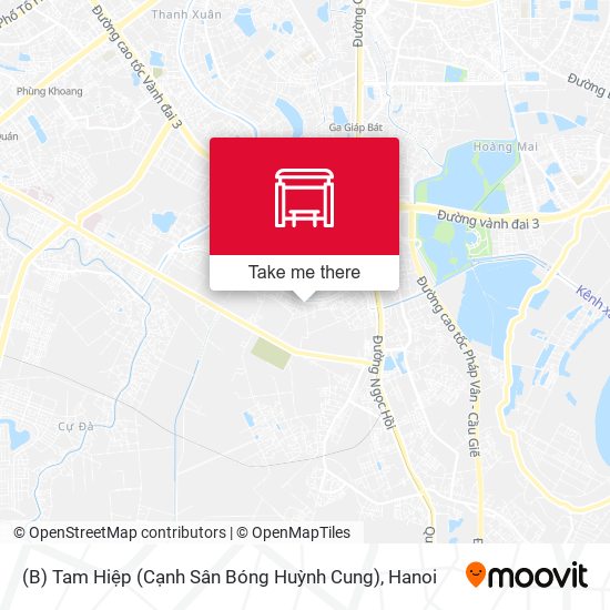 (B) Tam Hiệp (Cạnh Sân Bóng Huỳnh Cung) map
