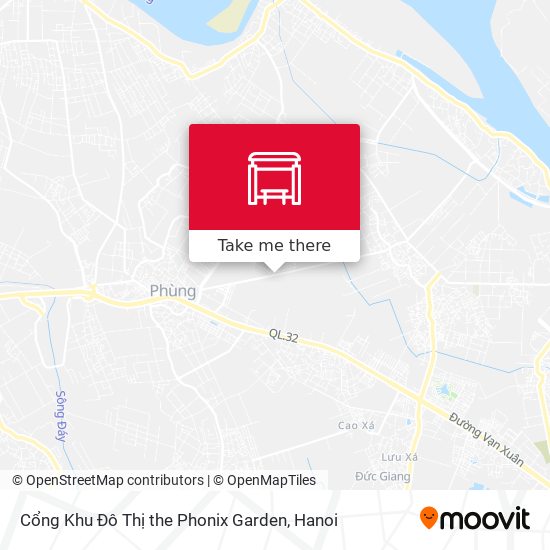 Cổng Khu Đô Thị the Phonix Garden map