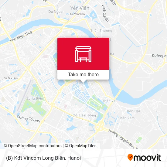 (B) Kđt Vincom Long Biên map
