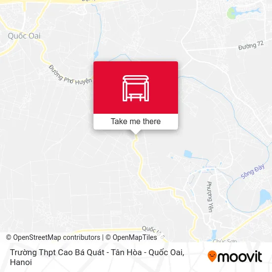 Trường Thpt Cao Bá Quát - Tân Hòa - Quốc Oai map