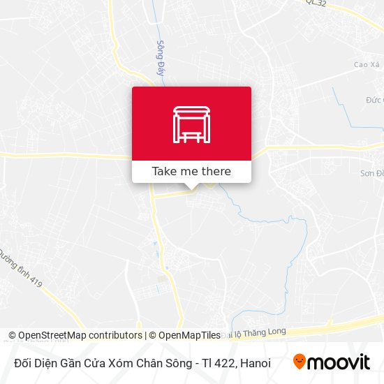 Đối Diện Gần Cửa Xóm Chân Sông - Tl 422 map