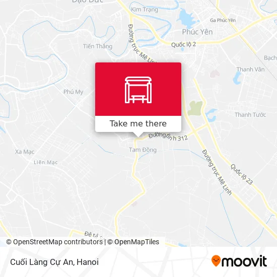 Cuối Làng Cự An map