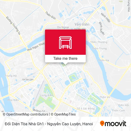 Đối Diện Tòa Nhà Gh1 - Nguyễn Cao Luyện map