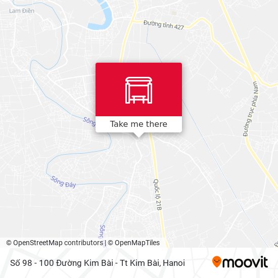 Số 98 - 100 Đường Kim Bài - Tt Kim Bài map