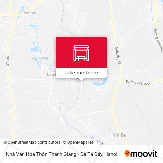 Nhà Văn Hóa Thôn Thanh Giang - Đê Tả Đáy map