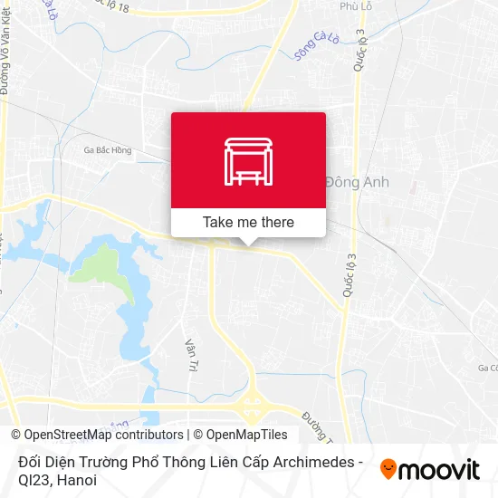 Đối Diện Trường Phổ Thông Liên Cấp Archimedes - Ql23 map