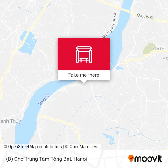 (B) Chợ Trung Tâm Tòng Bạt map
