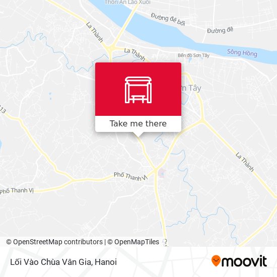 Lối Vào Chùa Vân Gia map
