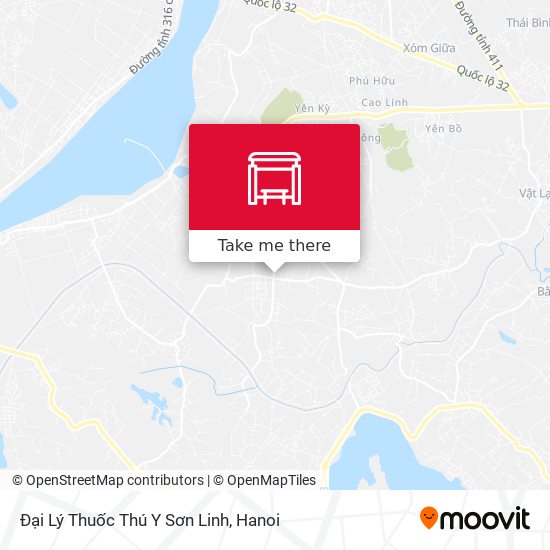 Đại Lý Thuốc Thú Y Sơn Linh map