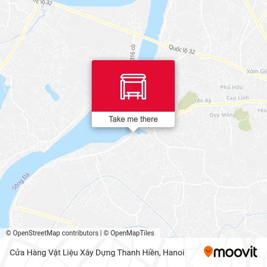 Cửa Hàng Vật Liệu Xây Dựng Thanh Hiền map