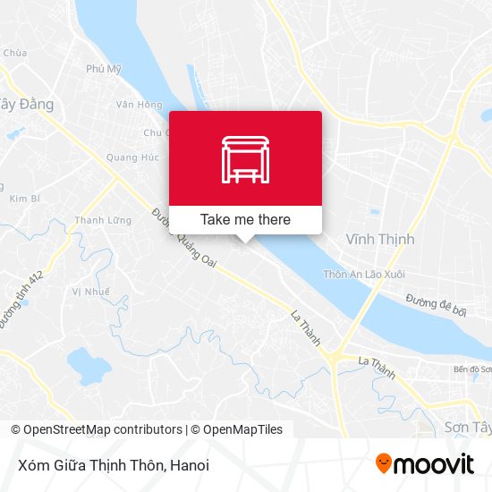 Xóm Giữa Thịnh Thôn map