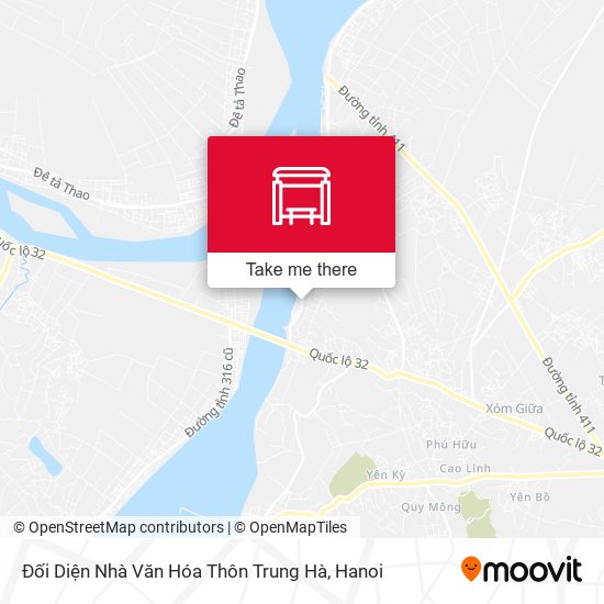 Đối Diện Nhà Văn Hóa Thôn Trung Hà map