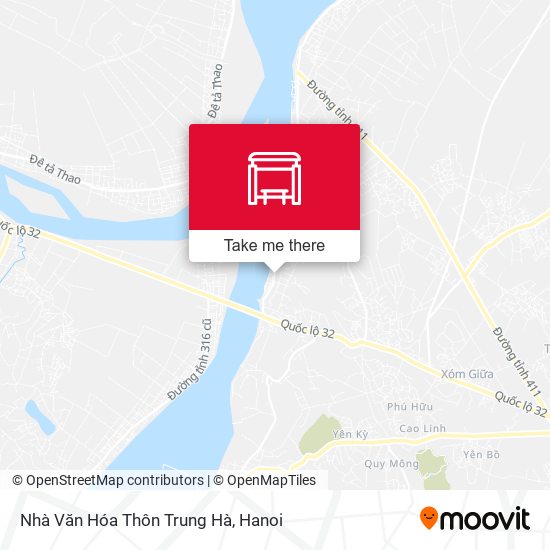 Nhà Văn Hóa Thôn Trung Hà map