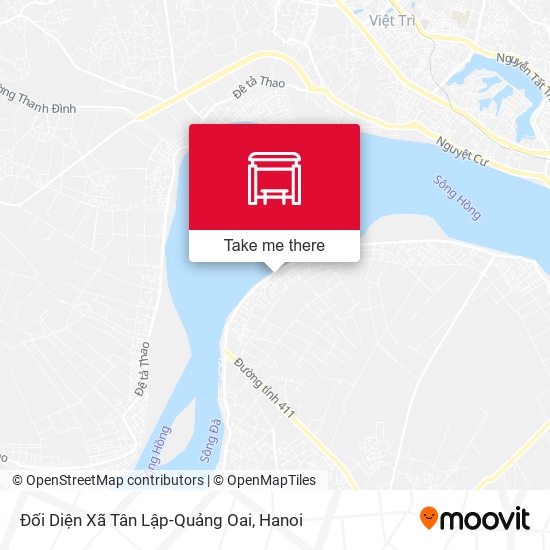 Đối Diện Xã Tân Lập-Quảng Oai map