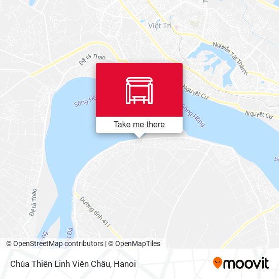 Chùa Thiên Linh Viên Châu map