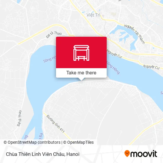 Chùa Thiên Linh Viên Châu map