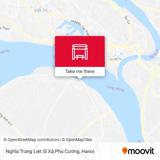 Nghĩa Trang Liệt Sĩ Xã Phú Cường map