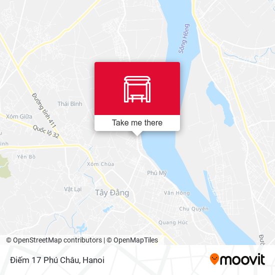 Điếm 17 Phú Châu map