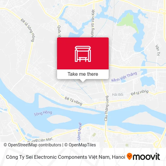 Công Ty Sei Electronic Components Việt Nam map