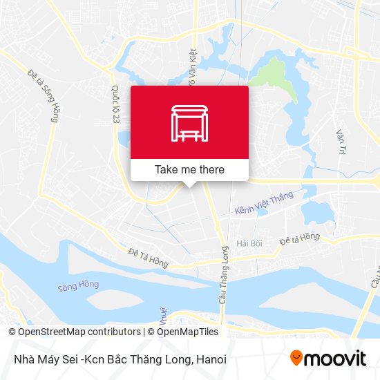 Nhà Máy Sei -Kcn Bắc Thăng Long map
