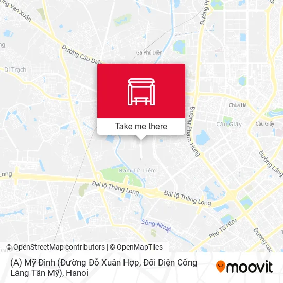 (A) Mỹ Đình (Đường Đỗ Xuân Hợp, Đối Diện Cổng Làng Tân Mỹ) map