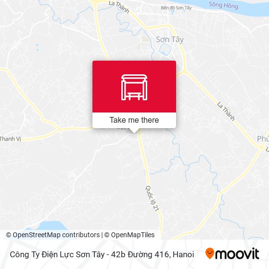 Công Ty Điện Lực Sơn Tây - 42b Đường 416 map