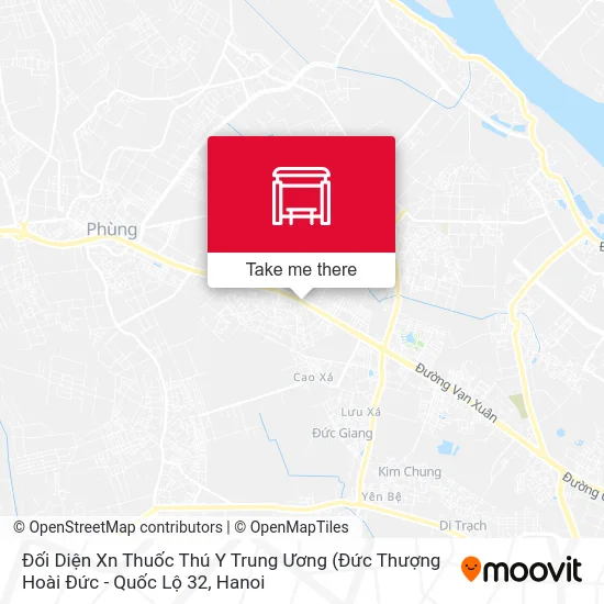 Đối Diện Xn Thuốc Thú Y Trung Ương map