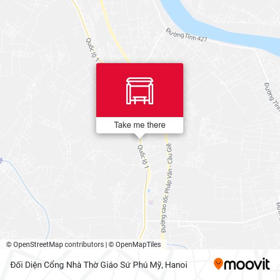 Đối Diện Cổng Nhà Thờ Giáo Sứ Phú Mỹ map