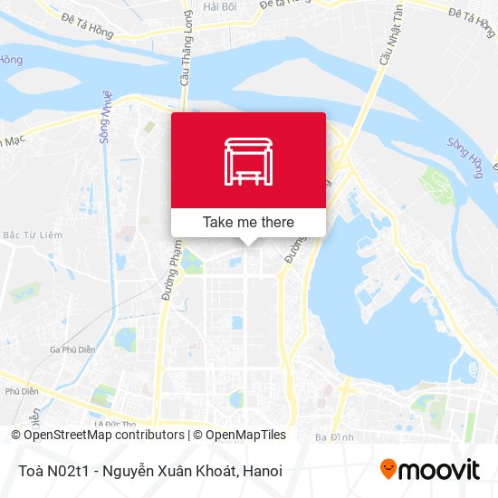 Toà N02t1 - Nguyễn Xuân Khoát map