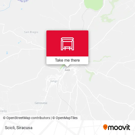 Scicli map