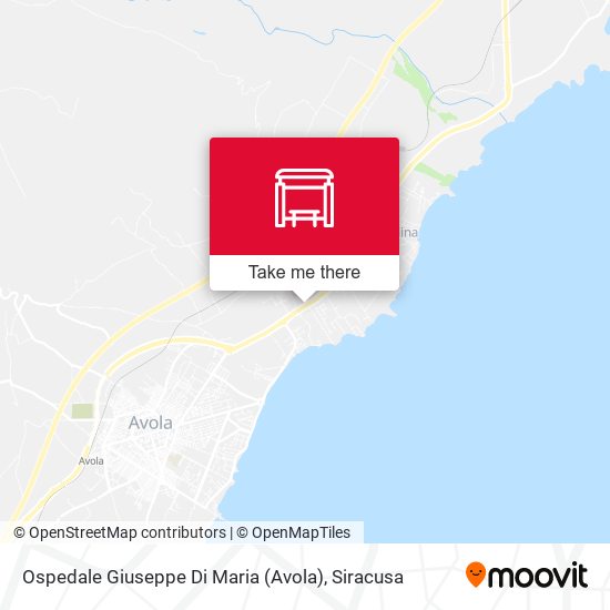 Ospedale Giuseppe Di Maria (Avola) map