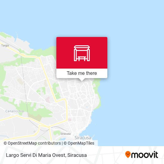 Largo Servi Di Maria Ovest map