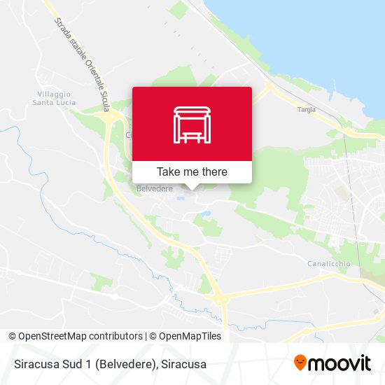 Siracusa Sud 1 (Belvedere) map