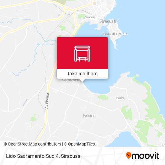 Lido Sacramento Sud 4 map