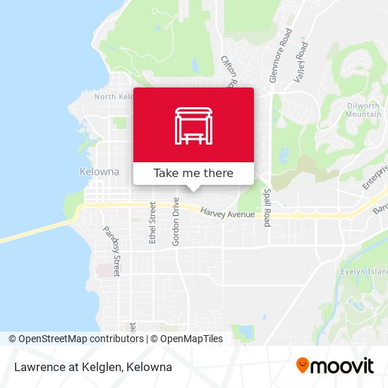 Lawrence at Kelglen map