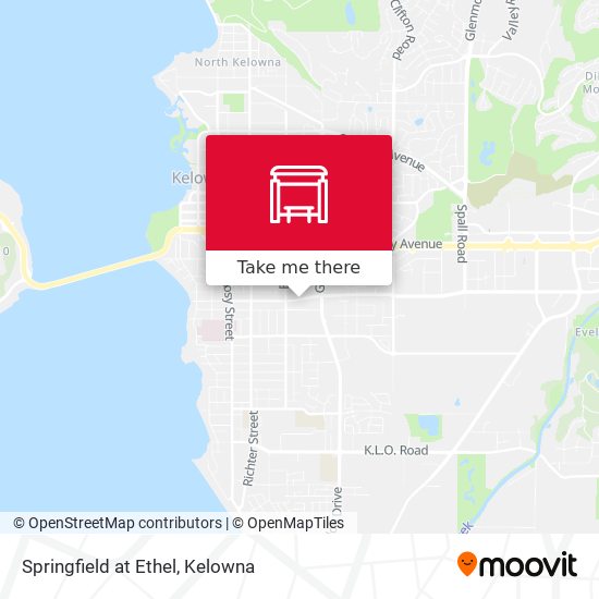 Springfield at Ethel map