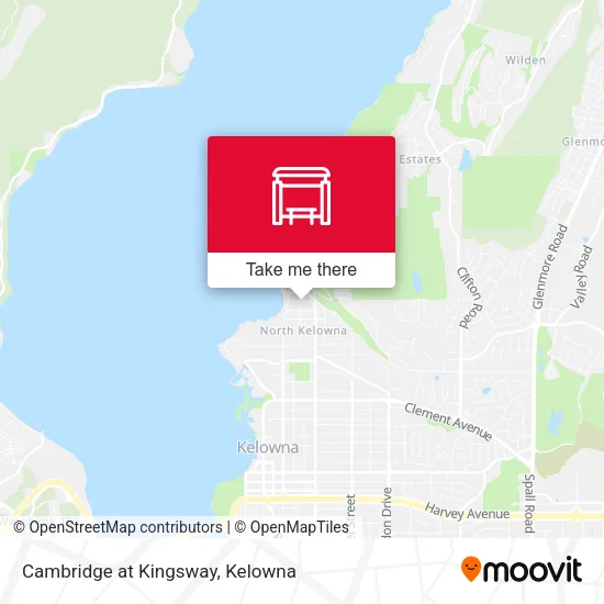 Cambridge at Kingsway map