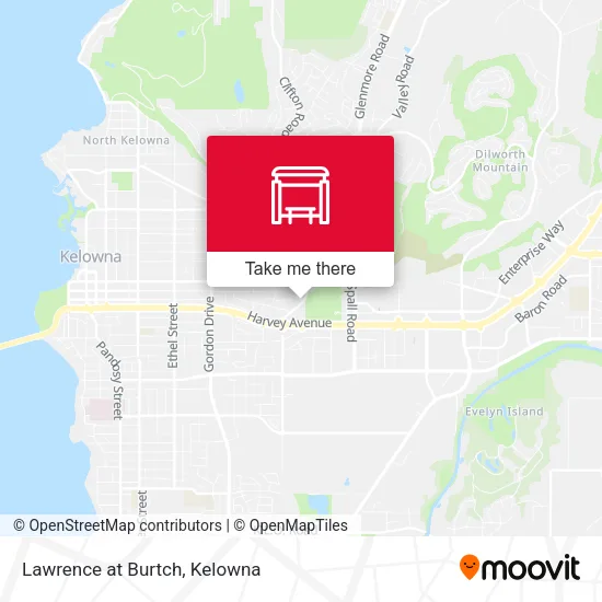 Lawrence at Burtch map