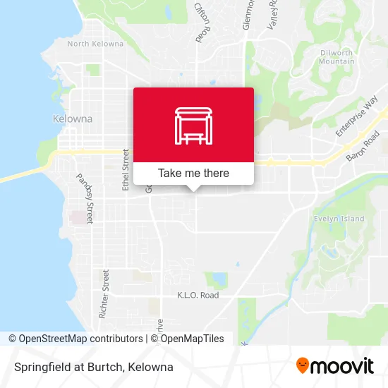 Springfield at Burtch map