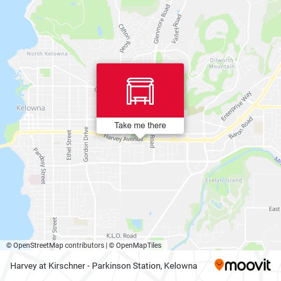 Harvey at Kirschner - Parkinson Station map