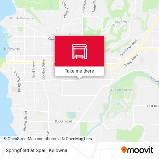 Springfield at Spall map