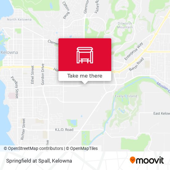 Springfield at Spall map