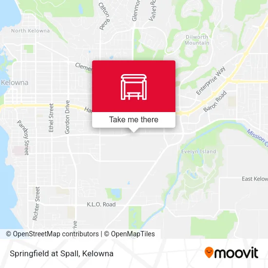 Springfield at Spall map