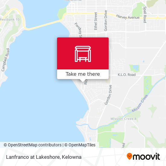 Lanfranco at Lakeshore map