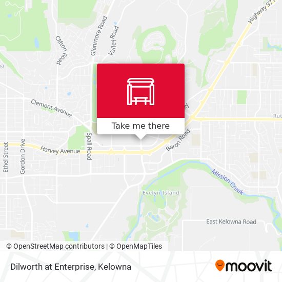 Dilworth at Enterprise map