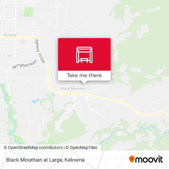 Black Mountain at Large map