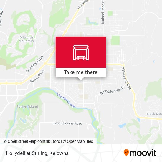 Hollydell at Stirling map