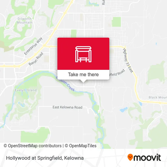 Hollywood at Springfield map